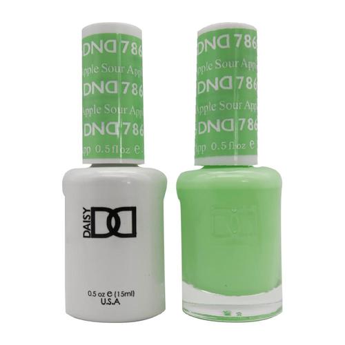DND Nail Lacquer And Gel Polish, 786, Sour Apple, 0.5oz