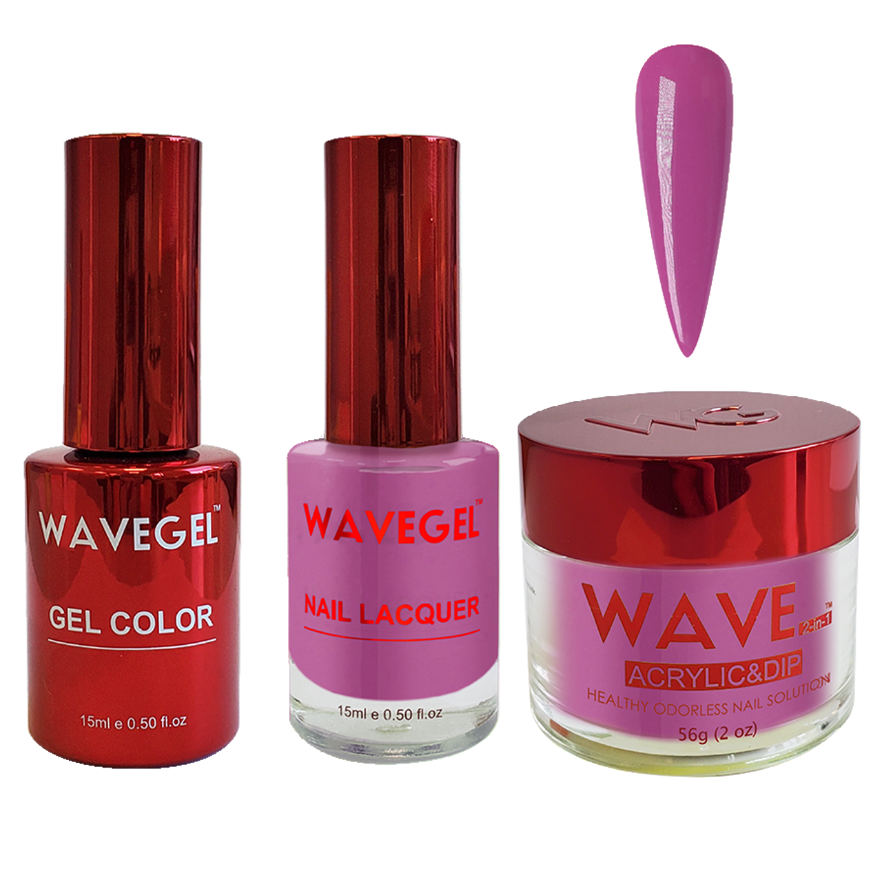 Wave Gel 4in1 Dipping Powder + Gel Polish + Nail Lacquer, QUEEN Collection, 078, Unbelievable!