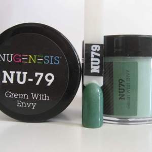 Nugenesis Dipping Powder, NU 079, Green With Envy, 2oz MH1005
