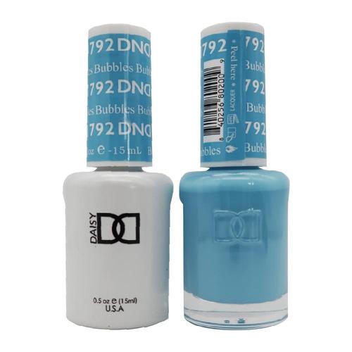 DND Nail Lacquer And Gel Polish, 792, Bubbles, 0.5oz