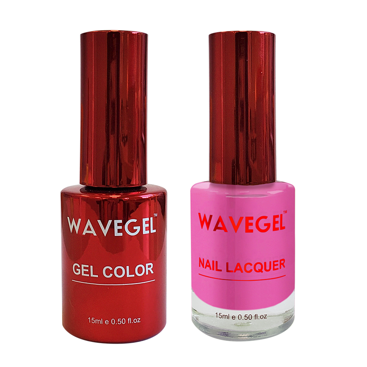 Wave Gel Nail Lacquer + Gel Polish, QUEEN Collection, 079, Major Pink!, 0.5oz