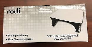Codi CORDLESS Rechargable UV/LED Lamp, Model LED-235HB36 OK1129
