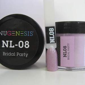 Nugenesis Dipping Powder, NL 008, Bridal Party, 2oz MH1005