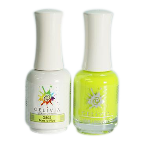 Gelivia Nail Lacquer And Gel Polish, 802, Born to Play, 0.5oz OK0304VD