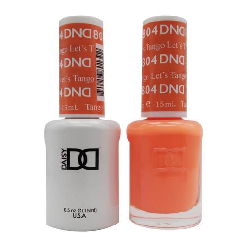 DND Nail Lacquer And Gel Polish, 804, Let's Tango, 0.5oz