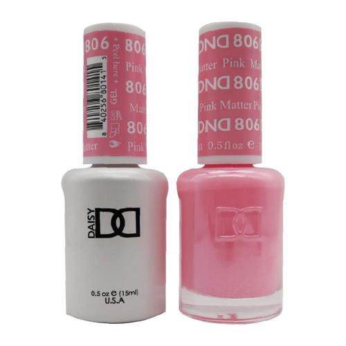 DND Nail Lacquer And Gel Polish, 806, Pink Matter, 0.5oz
