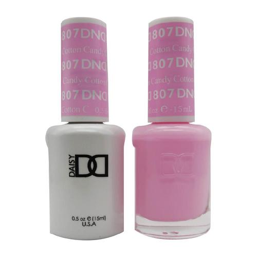 DND Nail Lacquer And Gel Polish, 807, Cotton Candy, 0.5oz