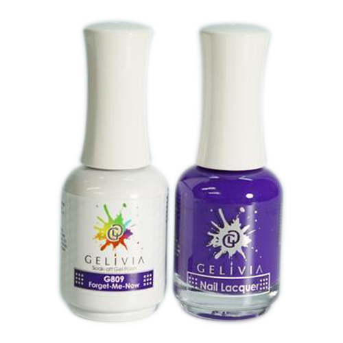 Gelivia Nail Lacquer And Gel Polish, 809, Forget Me Now, 0.5oz OK0304VD