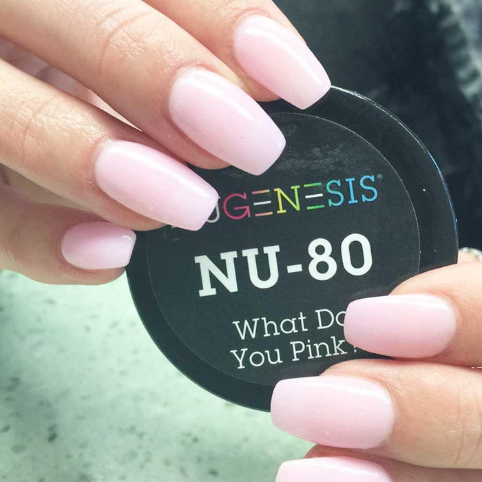 Nugenesis Dipping Powder, NU 080, What Do You Pink?, 2oz MH1005
