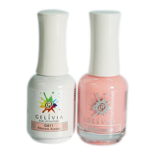 Gelivia Nail Lacquer And Gel Polish, 811, Princess Aurora, 0.5oz OK0304VD