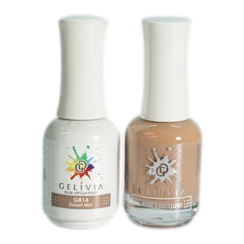Gelivia Nail Lacquer And Gel Polish, 814, Desert Mist, 0.5oz OK0304VD