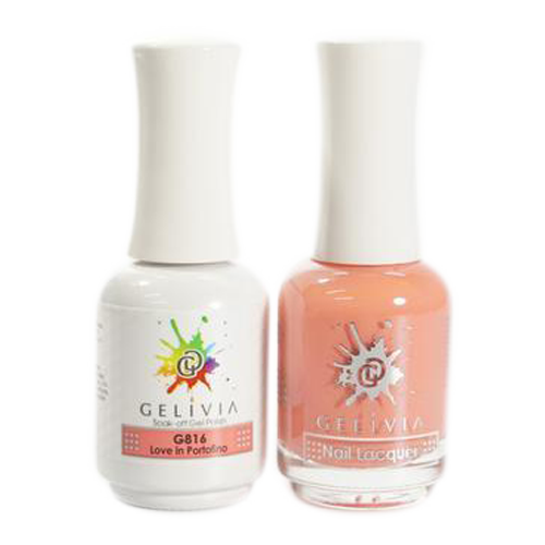 Gelivia Nail Lacquer And Gel Polish, 816, Love in Portofino, 0.5oz OK0304VD