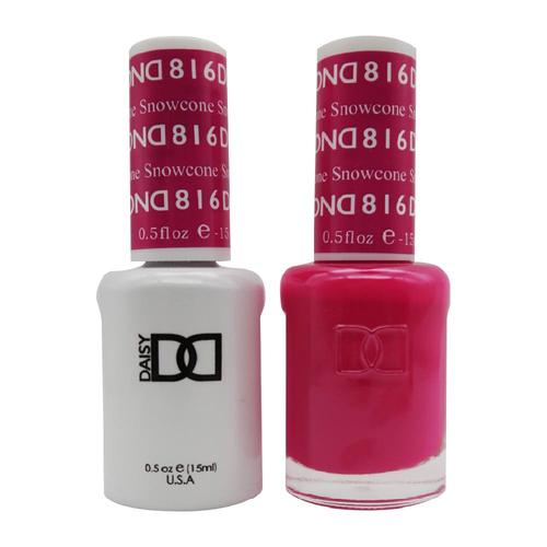 DND Nail Lacquer And Gel Polish, 816, Snowcone, 0.5oz