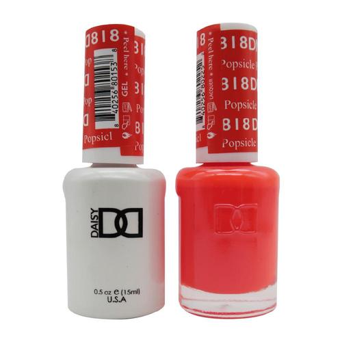 DND Nail Lacquer And Gel Polish, 818, Popsicle, 0.5oz