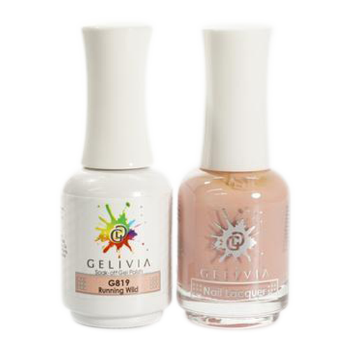 Gelivia Nail Lacquer And Gel Polish, 819, Running Wild, 0.5oz OK0304VD