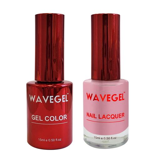 Wave Gel Nail Lacquer + Gel Polish, QUEEN Collection, 081, Pink Magnificence, 0.5oz