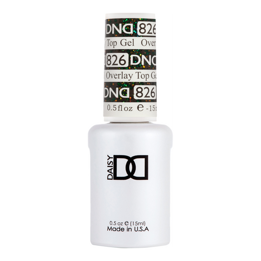 DND ONLY Gel, Overlay Top Gel Collection, 826, 0.5oz