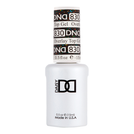 DND ONLY Gel, Overlay Top Gel Collection, 830, 0.5oz