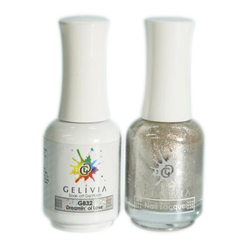Gelivia Nail Lacquer And Gel Polish, 832, Dreamin' of Love, 0.5oz OK0304VD