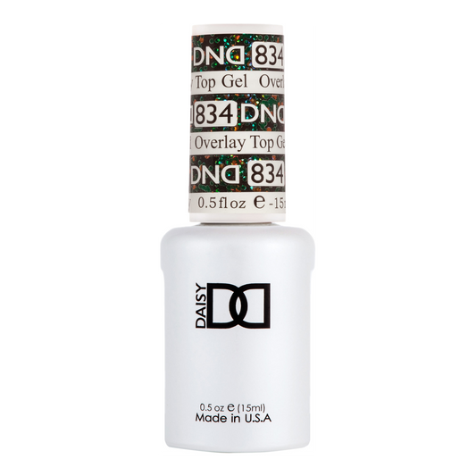 DND ONLY Gel, Overlay Top Gel Collection, 834, 0.5oz