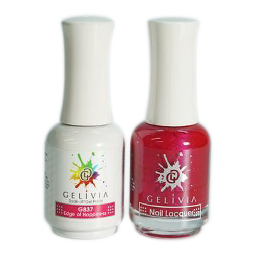 Gelivia Nail Lacquer And Gel Polish, 837, Edge of Happiness, 0.5oz OK0304VD