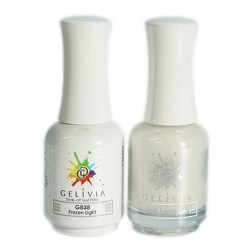 Gelivia Nail Lacquer And Gel Polish, 838, Frozen Light, 0.5oz OK0304VD