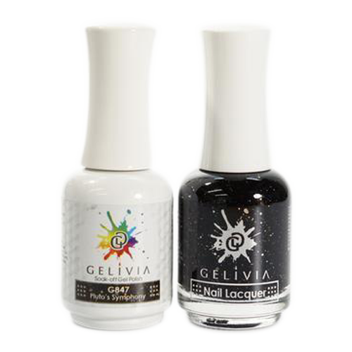 Gelivia Nail Lacquer And Gel Polish, 847, Pluto's Symphony, 0.5oz OK0304VD