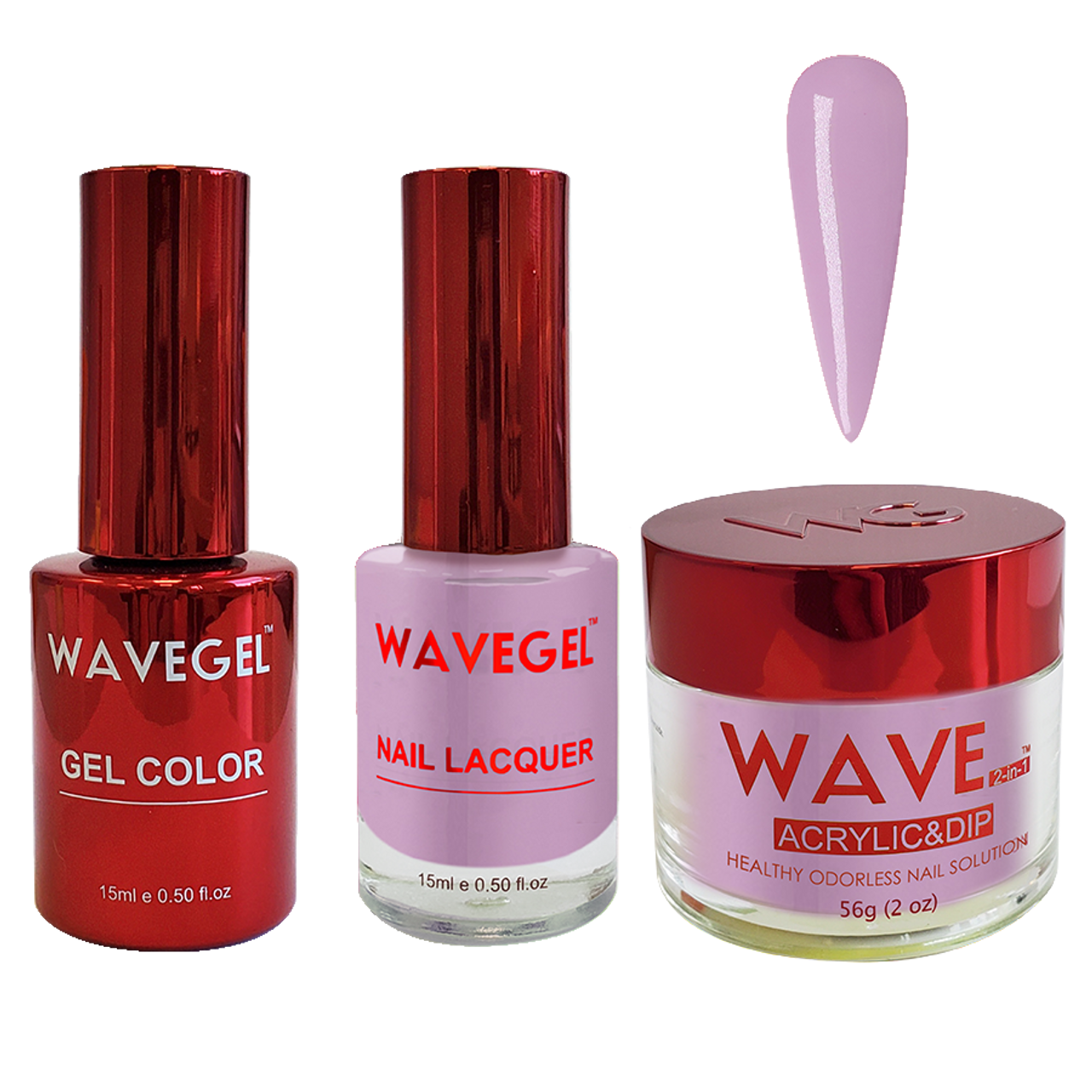 Wave Gel 4in1 Dipping Powder + Gel Polish + Nail Lacquer, QUEEN Collection, 084, Ciao Bella