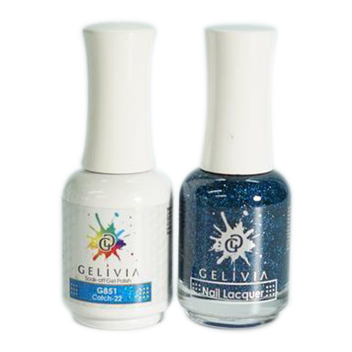 Gelivia Nail Lacquer And Gel Polish, 851, Catch 22, 0.5oz OK0304VD