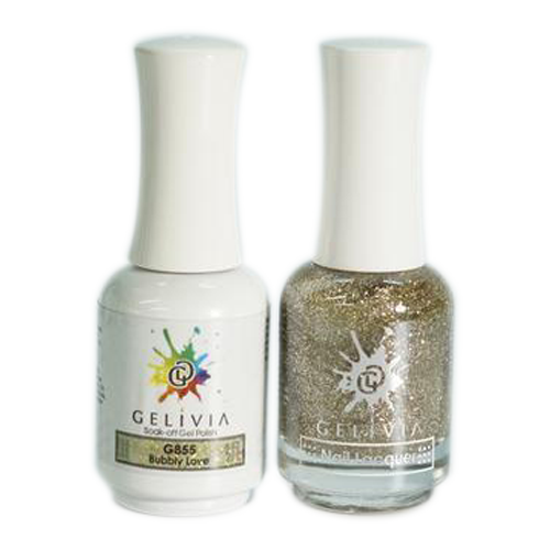 Gelivia Nail Lacquer And Gel Polish, 855, Bubbly Love, 0.5oz OK0304VD