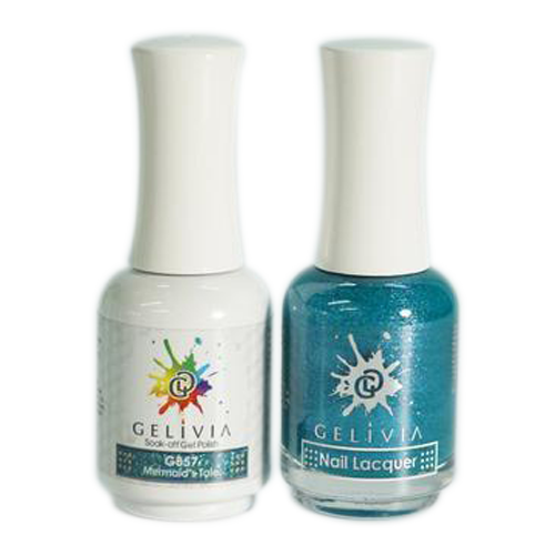 Gelivia Nail Lacquer And Gel Polish, 857, Mermaid's Tale, 0.5oz OK0304VD