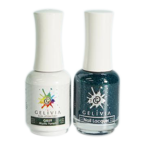 Gelivia Nail Lacquer And Gel Polish, 859, Mystic Forest, 0.5oz OK0304VD