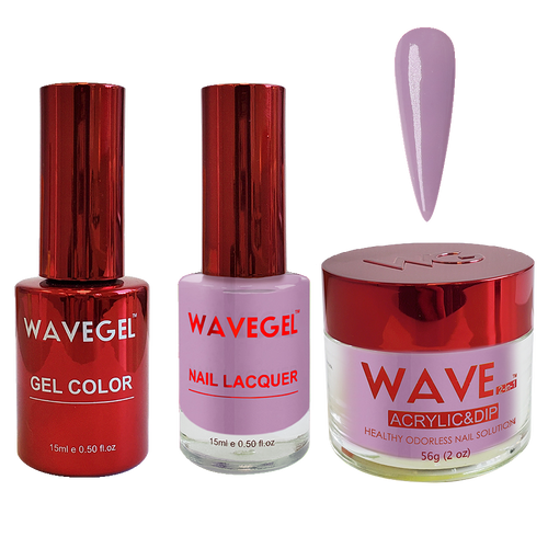 Wave Gel 4in1 Dipping Powder + Gel Polish + Nail Lacquer, QUEEN Collection, 085, Pardon Me