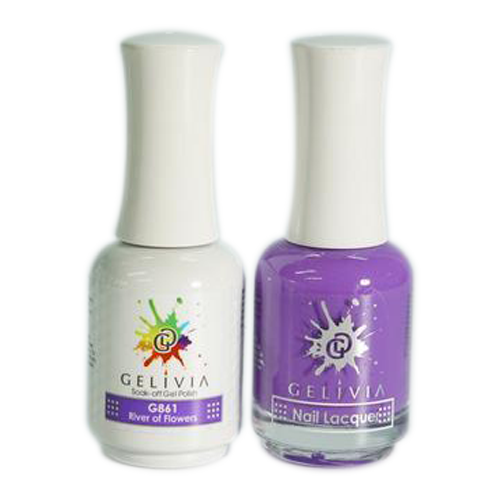 Gelivia Nail Lacquer And Gel Polish, 861, River of Flowers, 0.5oz OK0304VD