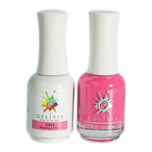 Gelivia Nail Lacquer And Gel Polish, 863, Thinking of You, 0.5oz OK0304VD