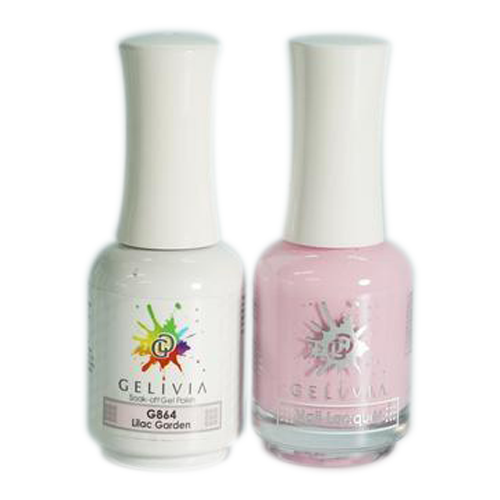 Gelivia Nail Lacquer And Gel Polish, 864, Lilac Garden, 0.5oz OK0304VD