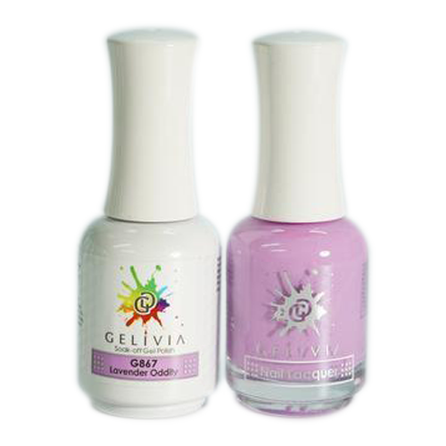 Gelivia Nail Lacquer And Gel Polish, 867, Lavender Oddity, 0.5oz OK0304VD