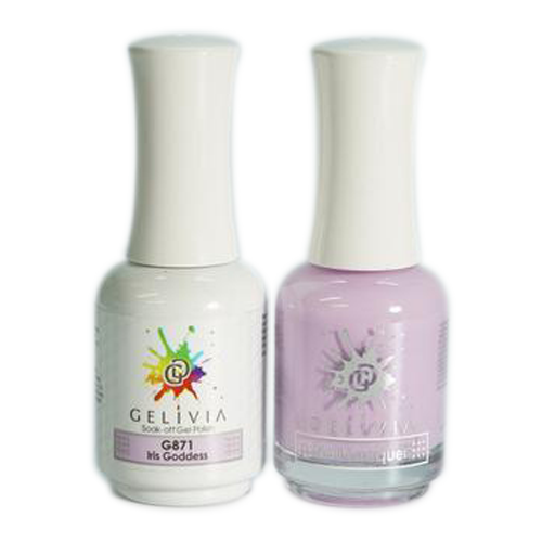 Gelivia Nail Lacquer And Gel Polish, 871, Iris Goddess, 0.5oz OK0304VD