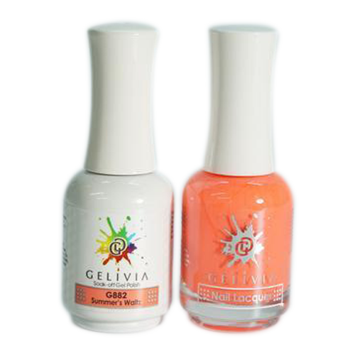 Gelivia Nail Lacquer And Gel Polish, 882, Summer's Waltz, 0.5oz OK0304VD