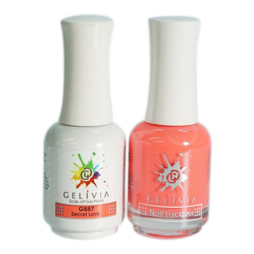 Gelivia Nail Lacquer And Gel Polish, 887, Secret Love, 0.5oz OK0304VD
