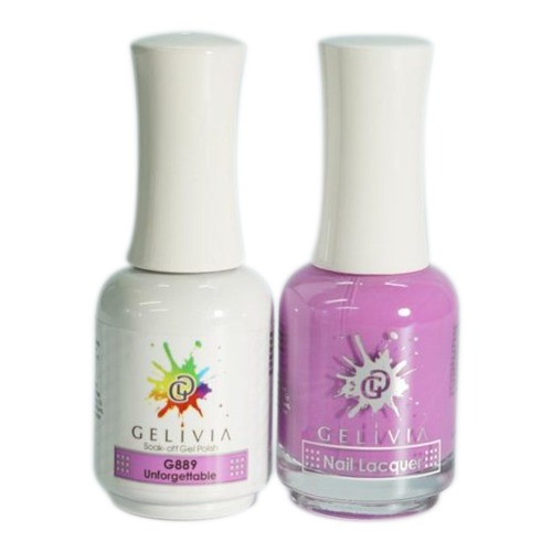 Gelivia Nail Lacquer And Gel Polish, 889, Unforgetable, 0.5oz OK0304VD