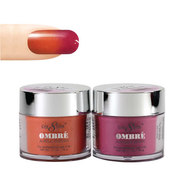 Cre8tion Ombre Acrylic/Dipping Powder, 1.7oz, Pair 08, OMPR08