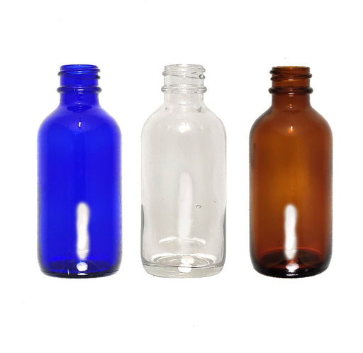 Parkway Boston Round Glass Bottle, 20mm - 2oz OK0327LK