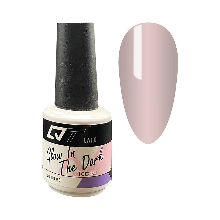 QT Glow In The Dark Gel Polish, GlD02, 0.5oz