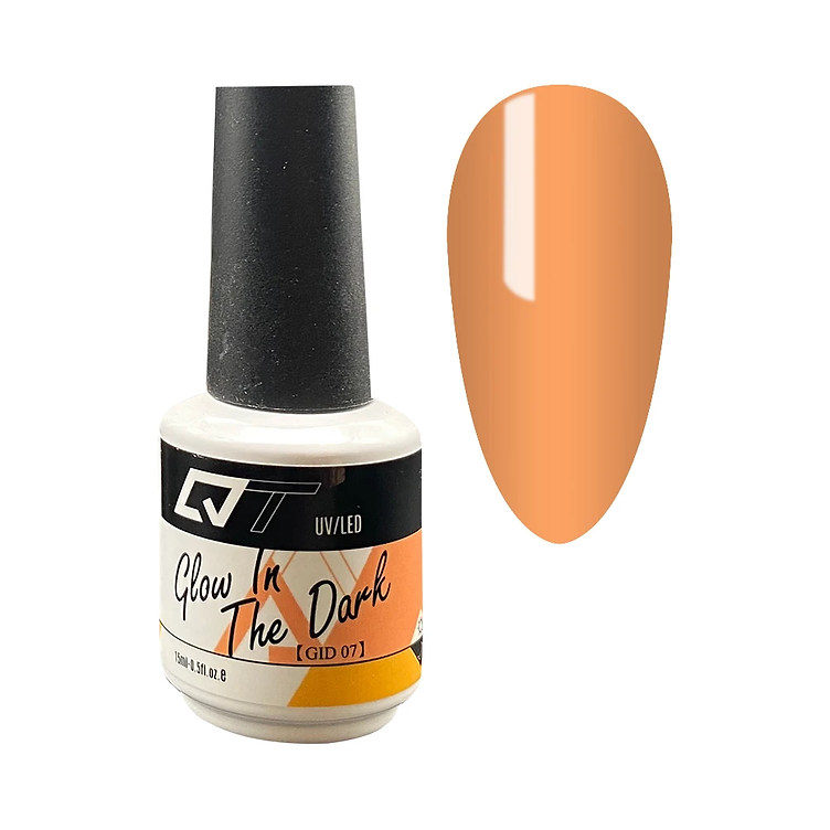 QT Glow In The Dark Gel Polish, GlD07, 0.5oz