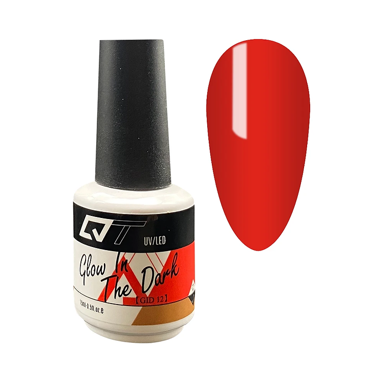 QT Glow In The Dark Gel Polish, GlD12, 0.5oz