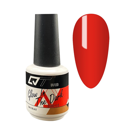 QT Glow In The Dark Gel Polish, GlD12, 0.5oz