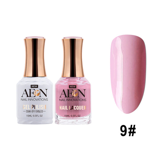 AEON Gel Polish + Nail Lacquer, 009, Plum Perfect!, 0.5oz OK0326LK