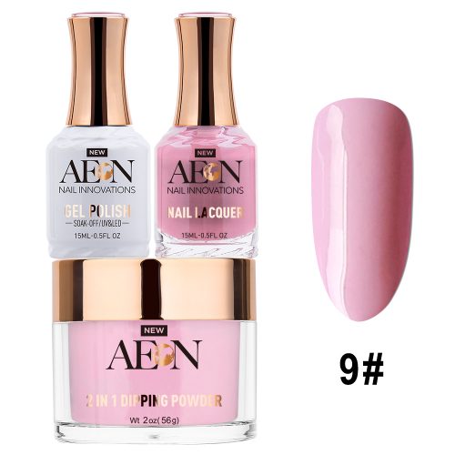 AEON 3in1 Dipping Powder + Gel Polish + Nail Lacquer, 009, Plum Perfect! OK0327LK