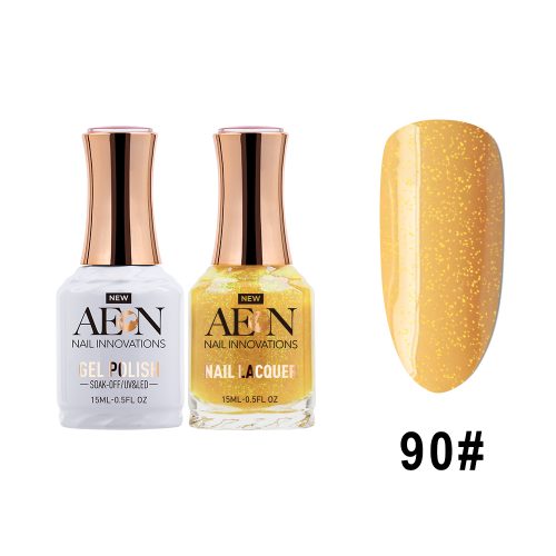 AEON Gel Polish + Nail Lacquer, 090, Buttercup, 0.5oz OK0326LK